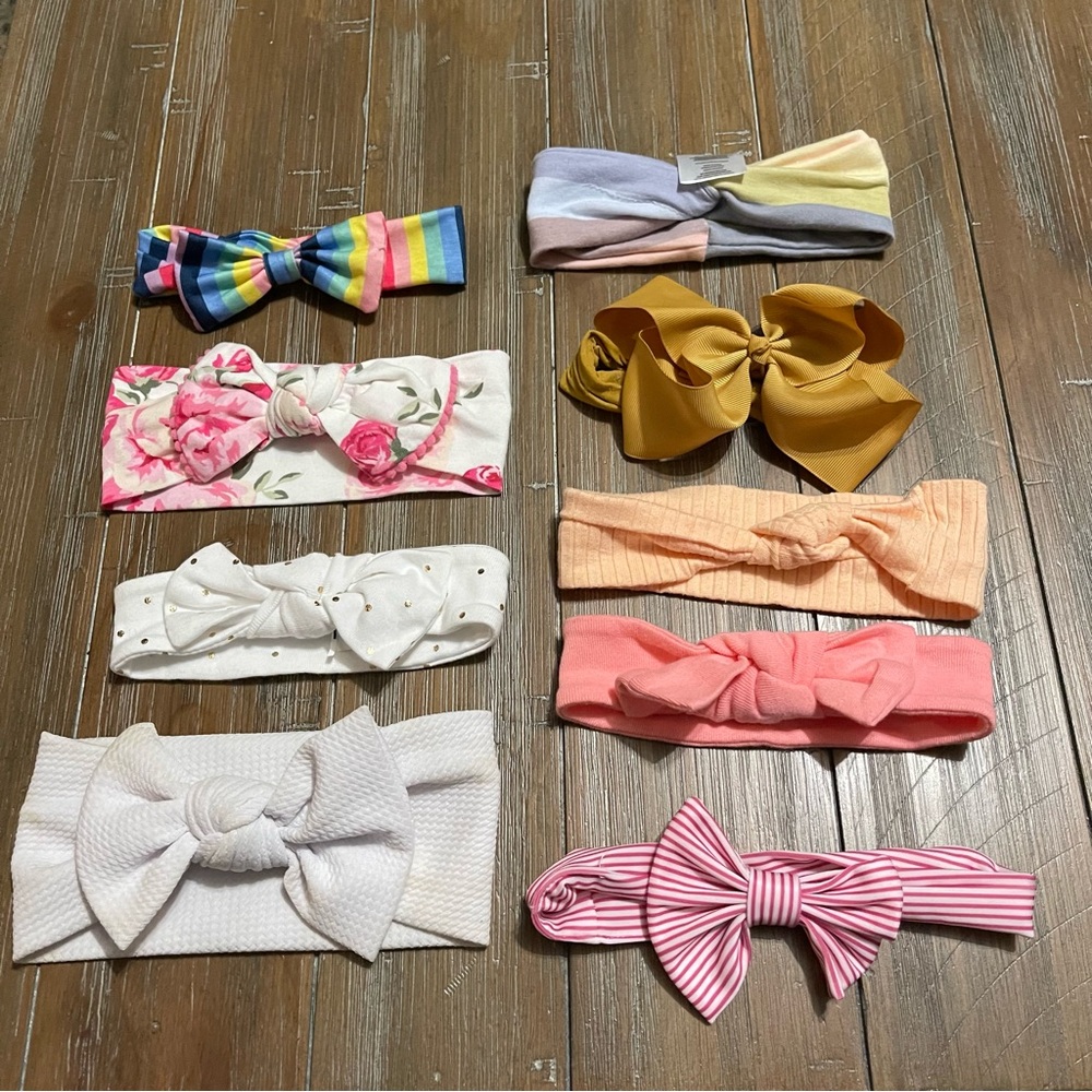 Baby girl headbands bundle